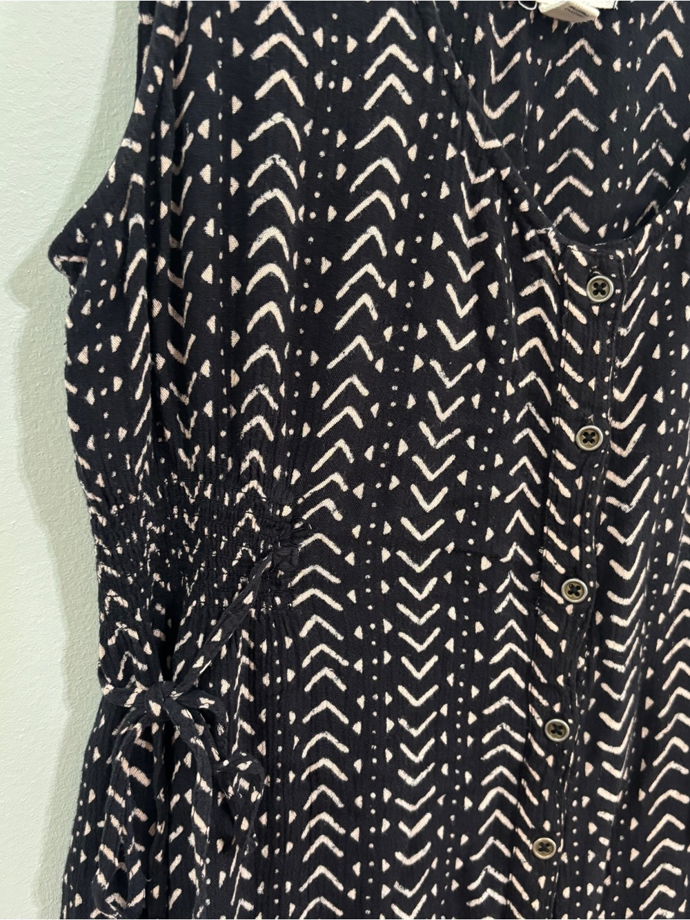 Billabong Desert Dreamers Black Midi Dress large - Picture 4 of 10